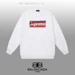 New Customers Only, Limit One. BALENCIAGA 24SS Classic Round Neck Hoodie11 Pairs Of Customized Fabrics 420g Large Loop High We 2yxl9b01 - Image 2