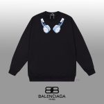 New Customers Only, Limit One. BALENCIAGA 24SS Classic Round Neck Hoodie11 Pairs Of Customized Fabrics 420g Large Loop High We ortuesdk