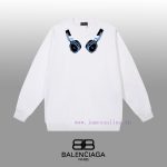 New Customers Only, Limit One. BALENCIAGA 24SS Classic Round Neck Hoodie11 Pairs Of Customized Fabrics 420g Large Loop High We 88rsfj7u - Image 2