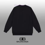 New Customers Only, Limit One. BALENCIAGA 24SS Classic Round Neck Hoodie11 Pairs Of Customized Fabrics 420g Large Loop High We lifecpap - Image 3