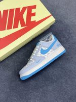 New Customers Only, Limit One. Nike Air Force 1 '07 Low - Fluorescent Blue Printing - Air Force One Low Top Sneakers Casual Sh unvwoskm - Image 8