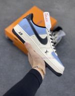 New Customers Only, Limit One. Nike Air Force 1 '07 Low "LV Collaboration - Black Water Blue" Air Force One Low Top Sneakers C f60ng7z2