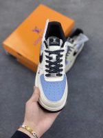 New Customers Only, Limit One. Nike Air Force 1 '07 Low "LV Collaboration - Black Water Blue" Air Force One Low Top Sneakers C f60ng7z2 - Image 3