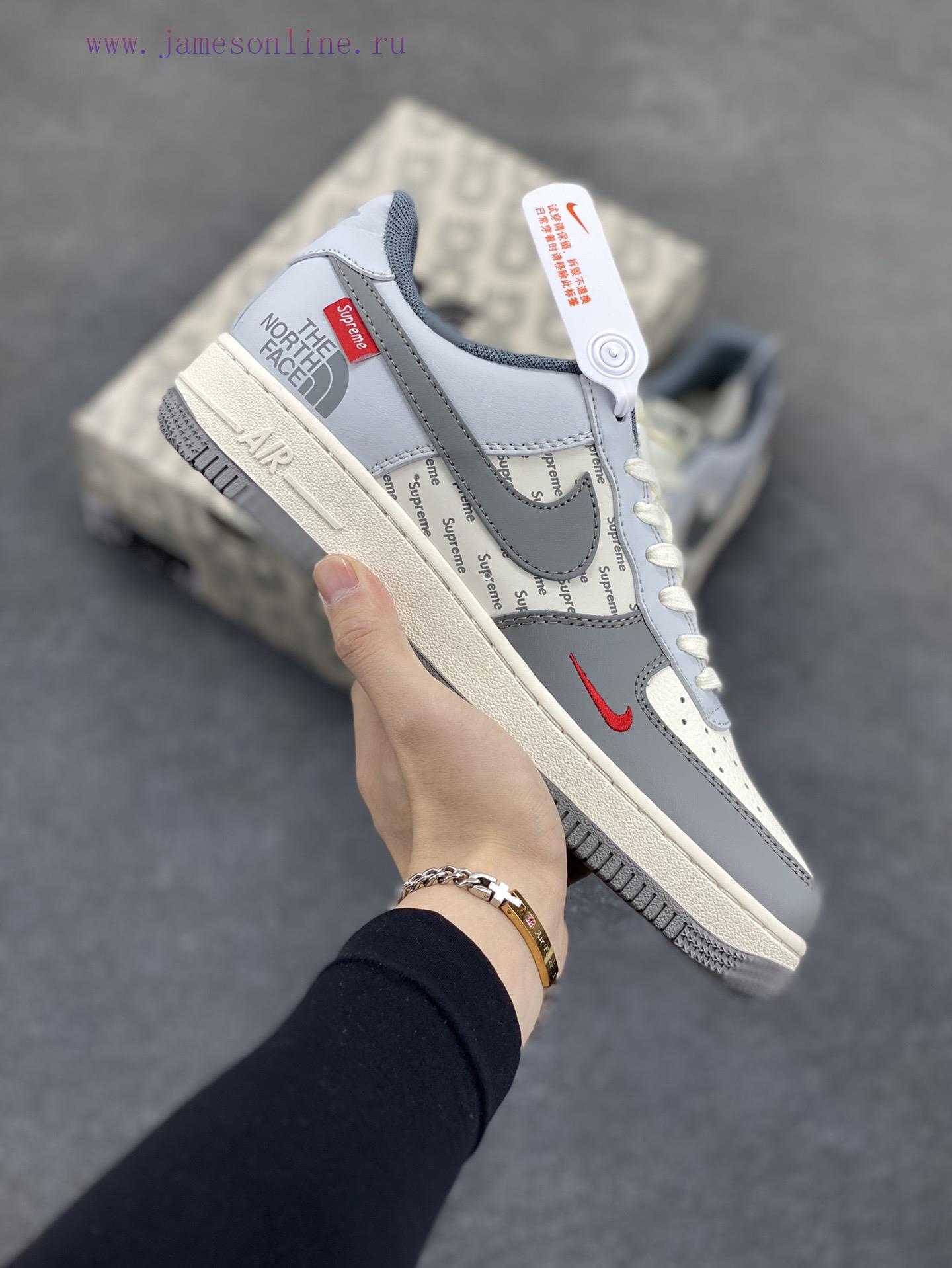fz5nsjqsoi5.jpg New Customers Only, Limit One. Nike Air Force 1 '07 Low "North Collaboration - Deep And Dark Grey Splicing" Air Force One Low enggh019 - Image 1