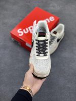 New Customers Only, Limit One. Nike Air Force 1 '07 Low "Supreme Co Branded" Air Force One Low Top Sneakers Casual Shoes Foldi wwyab072 - Image 3
