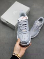 New Customers Only, Limit One. The "Grey And White Hook" Nike Air Force 1'07 Low Air Force One Low Top Sports Shoes And Casual fmutpoti - Image 3