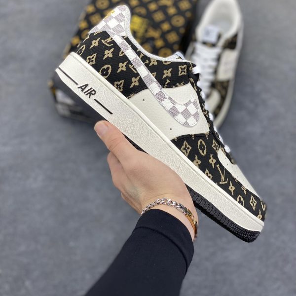 New Customers Only, Limit One. Nike Air Force 1 '07 Low LV Collaboration - Black Gold Weaving Air Force One Low Top Sneakers C 5ws7peym