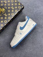 New Customers Only, Limit One. Nike Air Force 1 '07 Low "LV Collaboration - Gulf Blue Print" Air Force One Low Top Sports Shoe ni04fjd7 - Image 8