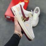 New Customers Only, Limit One. The Atmosphere Of The 2026 New Year Is Captured By This Pair Of AF1 Shoes With A Red And White id9abl1v