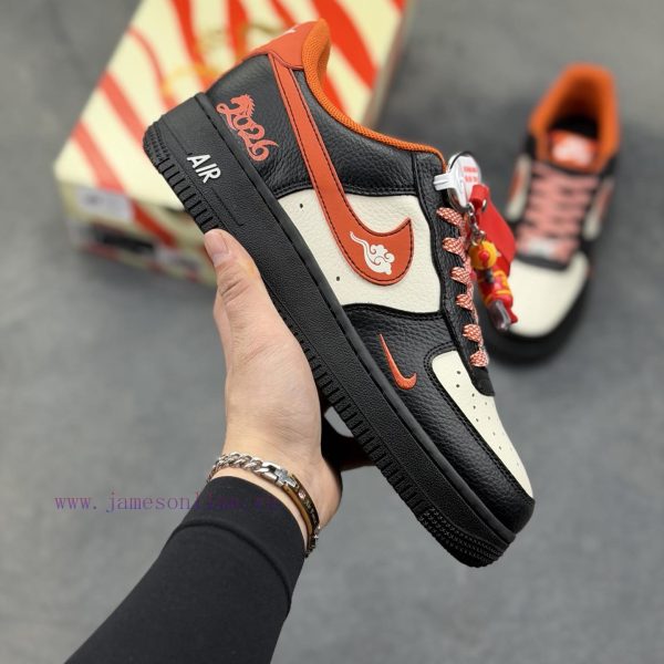 New Customers Only, Limit One. 🐎  2026 Year Of The Horse Limited Edition | Nike Air Force 1 Black Orange Lucky Cloud🔥  Steppin 3kol1k7s