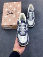 New Customers Only, Limit One. Nike Air Force 1 '07 Low LV Collaboration - White And Blue Air Force One Low Top Sports Shoes C qrjaiq66 - Image 3