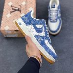 New Customers Only, Limit One. Nike Air Force 1 '07 Low LV Collaboration - White Denim Blue Air Force One Low Top Sports Shoes 8bct1wg3