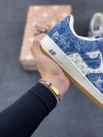 New Customers Only, Limit One. Nike Air Force 1 '07 Low LV Collaboration - White Denim Blue Air Force One Low Top Sports Shoes 8bct1wg3 - Image 7
