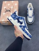 New Customers Only, Limit One. Nike Air Force 1 '07 Low LV Collaboration - White Sea Army Blue Air Force One Low Top Sports Sh p7fq67gp