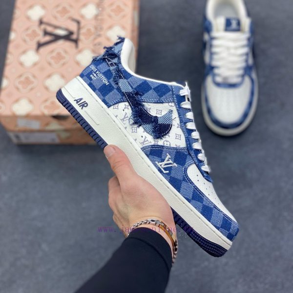 New Customers Only, Limit One. Nike Air Force 1 '07 Low LV Collaboration - White Sea Army Blue Air Force One Low Top Sports Sh p7fq67gp