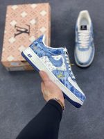 New Customers Only, Limit One. Overseas Release Of Nike Air Force 1 '07 Low LV Collaboration - Denim Blue Air Force No.1 Low T x2lrw3pw - Image 2