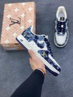 New Customers Only, Limit One. Overseas Release Of Nike Air Force 1 '07 Low LV Collaboration - White Ink Blue Air Force No.1 L m0r9yytz