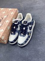 New Customers Only, Limit One. Overseas Release Of Nike Air Force 1 '07 Low LV Collaboration - White Ink Blue Air Force No.1 L m0r9yytz - Image 9