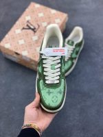 New Customers Only, Limit One. Overseas Release Of Nike Air Force 1 '07 Low LV Collaboration - Light Green And Dark Green Air q9rgvwwf - Image 3