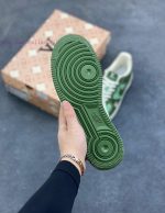 New Customers Only, Limit One. Overseas Release Of Nike Air Force 1 '07 Low LV Collaboration - Light Green And Dark Green Air q9rgvwwf - Image 6