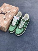 New Customers Only, Limit One. Overseas Release Of Nike Air Force 1 '07 Low LV Collaboration - Light Green And Dark Green Air q9rgvwwf - Image 9