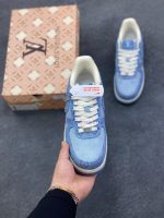 New Customers Only, Limit One. Overseas Release Of Nike Air Force 1 '07 Low LV Collaboration - Light Blue Air Force One Low To abm1rdq5 - Image 3