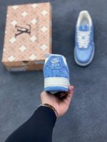 New Customers Only, Limit One. Overseas Release Of Nike Air Force 1 '07 Low LV Collaboration - Light Blue Air Force One Low To abm1rdq5 - Image 5