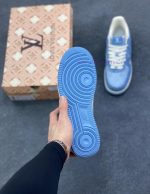 New Customers Only, Limit One. Overseas Release Of Nike Air Force 1 '07 Low LV Collaboration - Light Blue Air Force One Low To abm1rdq5 - Image 6