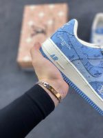 New Customers Only, Limit One. Overseas Release Of Nike Air Force 1 '07 Low LV Collaboration - Light Blue Air Force One Low To abm1rdq5 - Image 7