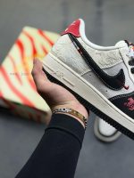 New Customers Only, Limit One. Nike Air Force 1 '07 Low "Year Of The Horse Limited Edition - White Black And Red" Air Force On z20dbqum - Image 7