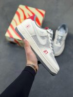 New Customers Only, Limit One. Nike Air Force 1 '07 Low "Year Of The Horse Limited Edition - Rice White Grey Red" Air Force On 7ijhueyh - Image 2