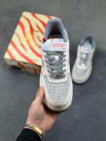 New Customers Only, Limit One. Nike Air Force 1 '07 Low "Year Of The Horse Limited Edition - Rice White Grey Red" Air Force On 7ijhueyh - Image 3