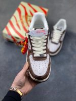 New Customers Only, Limit One. Nike Air Force 1'07 Low "Year Of The Horse Limited Edition - White Brown" Air Force One Low Top iy9w01qt - Image 3