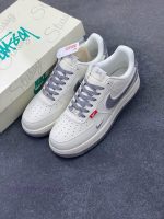 New Customers Only, Limit One. Nike Air Force 1 '07 Low - Grey Hook Grey Bottom And Red Label - Air Force One Low Top Sneakers xo1mb9s4 - Image 9