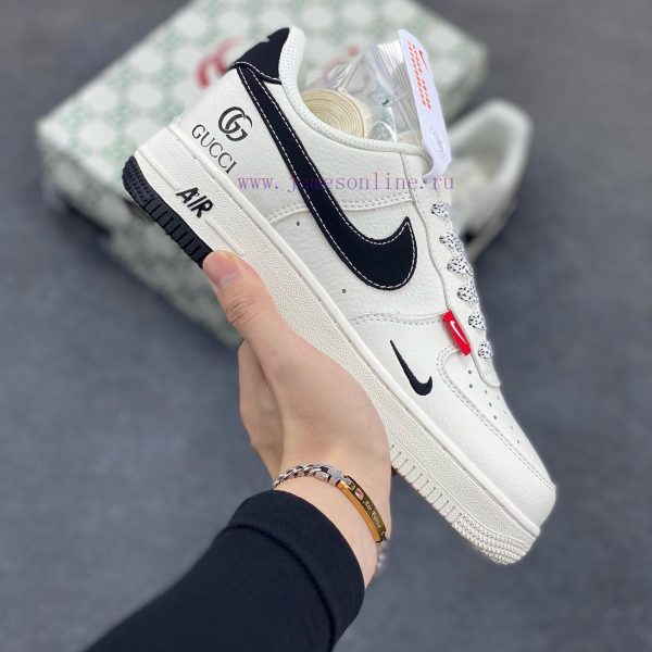 New Customers Only, Limit One. Nike Air Force 1 '07 Low "Gucci Collaboration - Double Small Black Hook" Air Force One Low Top 60xf8g0j