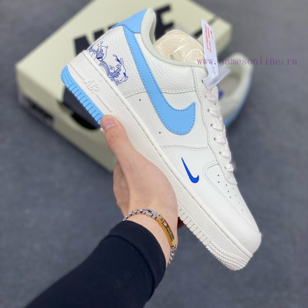 New Customers Only, Limit One. Nike Air Force 1'07 Low "Mi Blue Wave" Air Force One Low Top Sports Shoes Casual Shoes Folding pb5kahvn