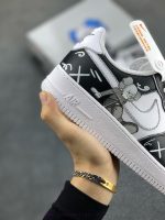 New Customers Only, Limit One. Official Popular Custom Kaws X Nike Air Force 1 Low'07 Black And White Teddy Bear Co Branded Co sxusvbc3 - Image 7