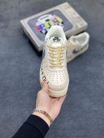 New Customers Only, Limit One. Official Popular Custom PS5 Gaming Theme Nike Air Force 1 Low'07 Hand-painted Cashew Flower Air glk30rky - Image 3