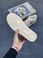 New Customers Only, Limit One. Official Popular Custom PS5 Gaming Theme Nike Air Force 1 Low'07 Hand-painted Cashew Flower Air glk30rky - Image 6