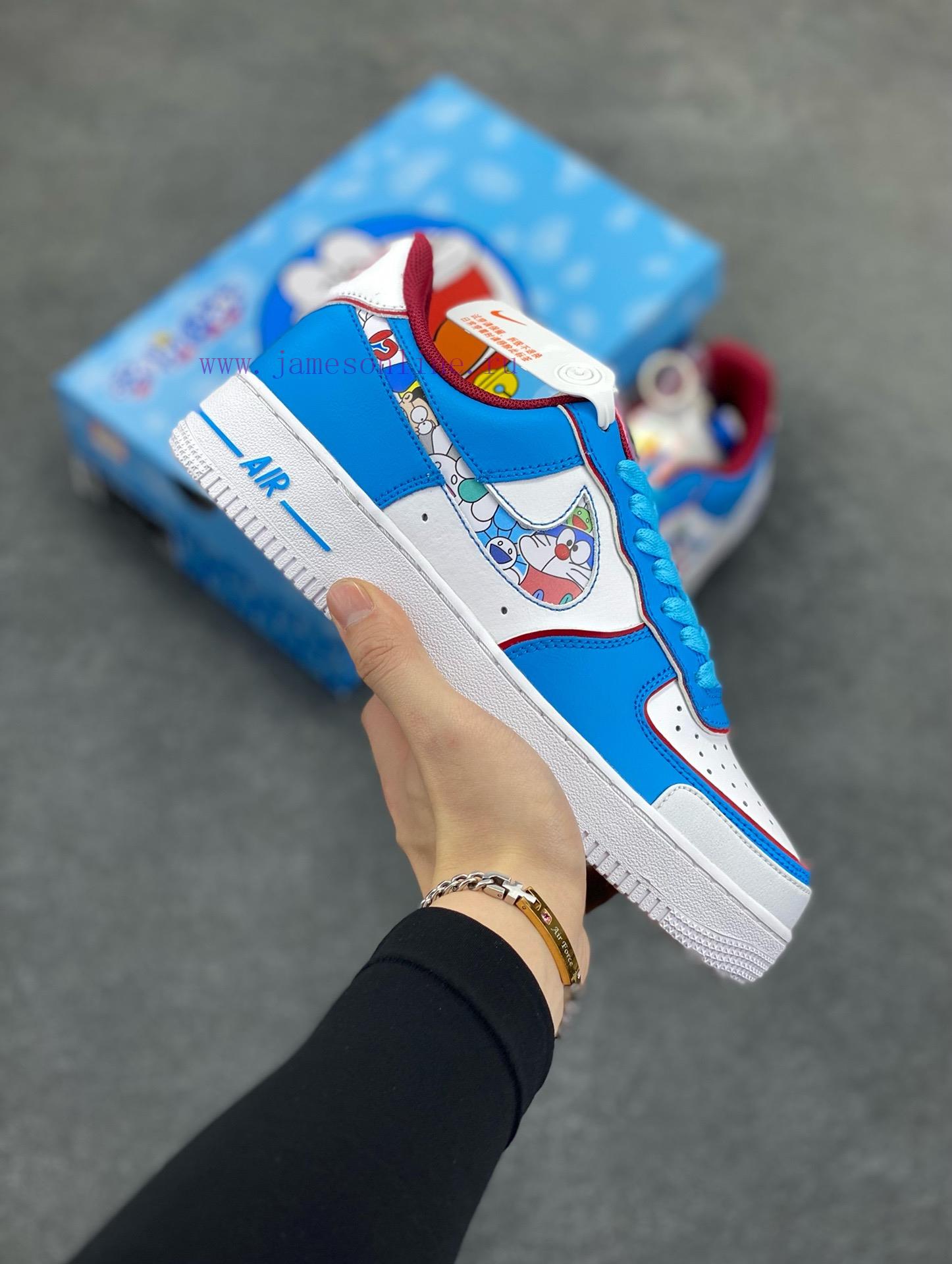 fsv3p2dmfzb.jpg New Customers Only, Limit One. Super Limited Edition Collaboration DoraeMacket X Nike Air Force 1 Low Dingdang Cat Collaborati jta3l46d - Image 1