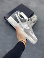 New Customers Only, Limit One. Nike Air Force 1 Low'07 Meter Gray Black Color Air Force One Low Top Casual Board Shoes Origina osk0oxcb - Image 2