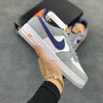 New Customers Only, Limit One. Overseas Official Simultaneous Release Of Nike Air Force 1 '07 Gray Blue Orange Suede Air Force z1uv5m0b