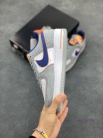 New Customers Only, Limit One. Overseas Official Simultaneous Release Of Nike Air Force 1 '07 Gray Blue Orange Suede Air Force z1uv5m0b - Image 4