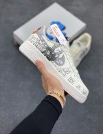 New Customers Only, Limit One. Official Popular Custom Kaws X Nike Air Force 1 Low'07 Bear Co Branded Color Scheme Air Force O i7vj40y6
