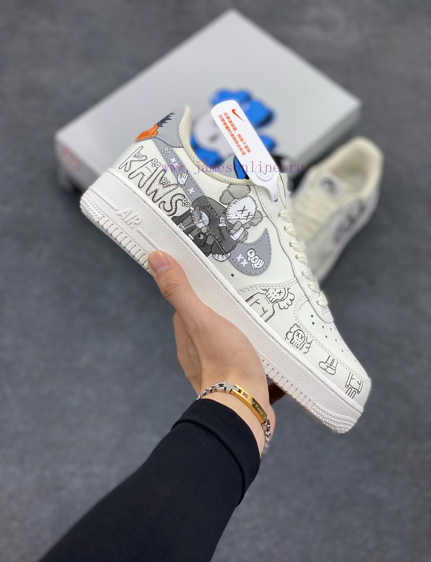 trlad3bxqxw.jpg New Customers Only, Limit One. Official Popular Custom Kaws X Nike Air Force 1 Low'07 Bear Co Branded Color Scheme Air Force O i7vj40y6 - Image 1