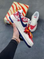New Customers Only, Limit One. Nike Air Force 1'07 Low "Year Of The Horse Limited Edition - Blue Red And White" Air Force One l2mg4u2c - Image 2