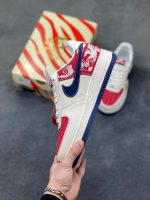 New Customers Only, Limit One. Nike Air Force 1'07 Low "Year Of The Horse Limited Edition - Blue Red And White" Air Force One l2mg4u2c - Image 4