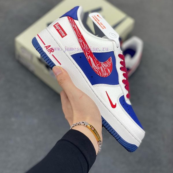 New Customers Only, Limit One. Nike Air Force 1 '07 Low "Supreme Co Branded" Air Force One Low Top Sneakers Casual Shoes Foldi 6za1rldv