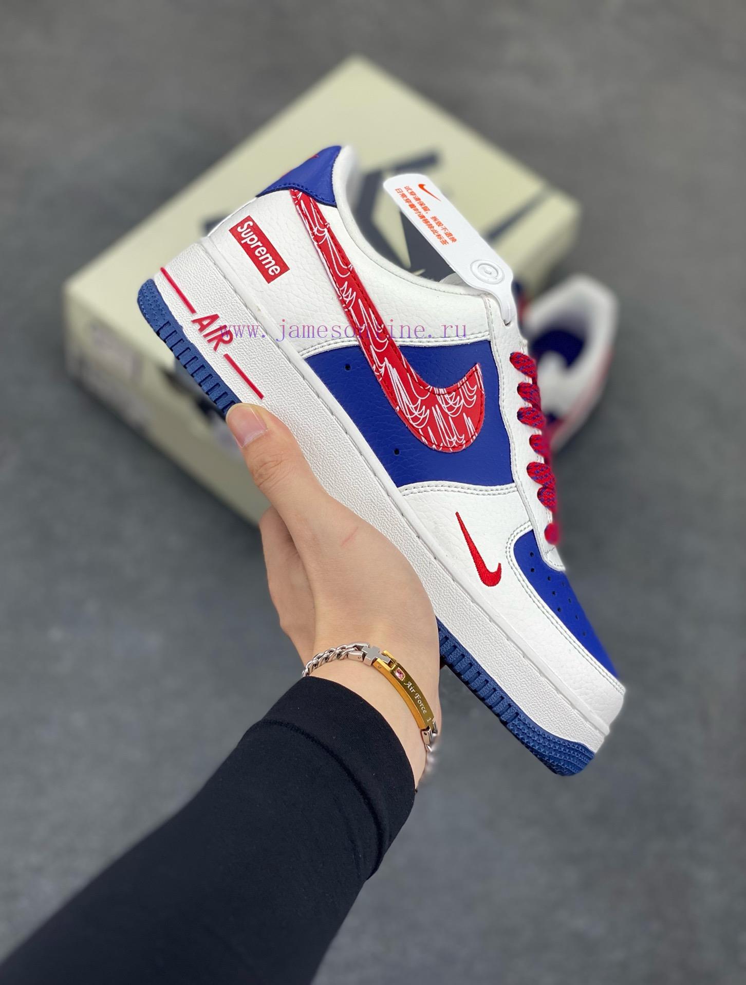 tow1dmri2x3.jpg New Customers Only, Limit One. Nike Air Force 1 '07 Low "Supreme Co Branded" Air Force One Low Top Sneakers Casual Shoes Foldi 6za1rldv - Image 1