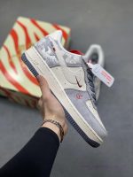 New Customers Only, Limit One. Nike Air Force 1 '07 Low "Year Of The Horse Limited Edition - Grey Blue White" Air Force One Lo auoq5eve